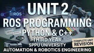 Details ROS Unit 2 | ROS Programming with Python & C++ | SPPU Automation & Robotics Engineering News