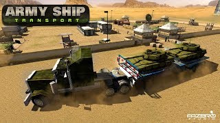 Army Ship Transporter Game Cargo Truck Driver Android Gameplay #1 screenshot 3