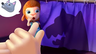 A Game Of Shadows & Who Is This ? Wolf? Funny Cartoon For Kids | Dolly And Friends 3D