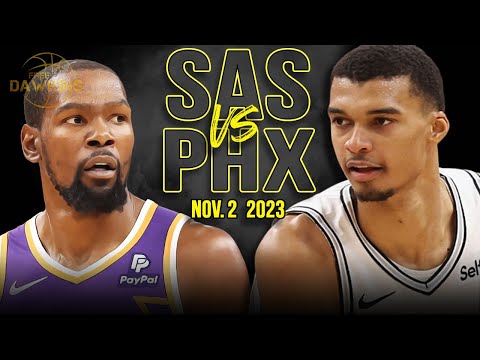 San Antonio Spurs vs Phoenix Suns Full Game Highlights | Nov 2, 2023 | FreeDawkins