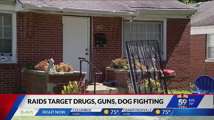 Federal raids target drugs, dog fighting in Indianapolis; 75 dogs recovered