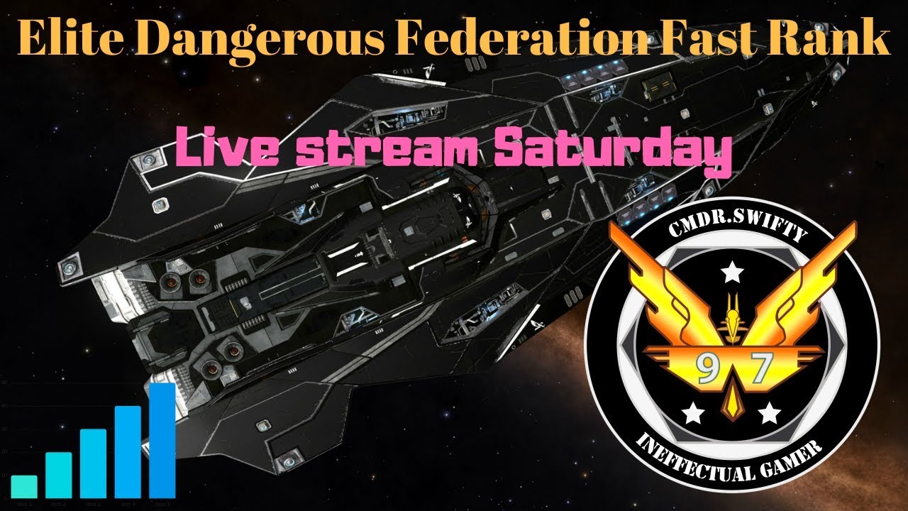 Elite Dangerous Live Saturday. Federation Ranking - YouTube