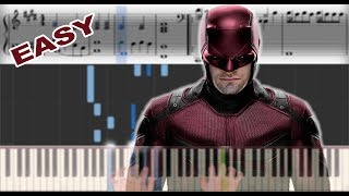 Daredevil Theme | Sheet Music & Synthesia Piano Tutorial