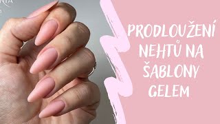 Prodloužení nehtů na šablony gelem | Kate nehty