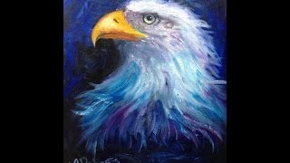 acrylic eagle painting easy 1