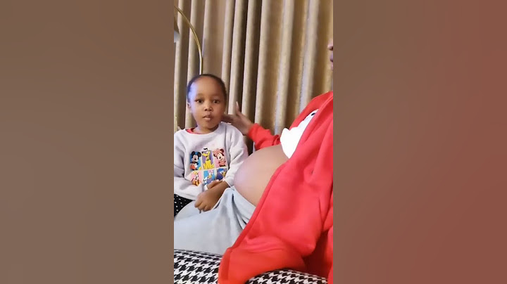 Cute bond between Heaven Bahati and the unborn baby❤️