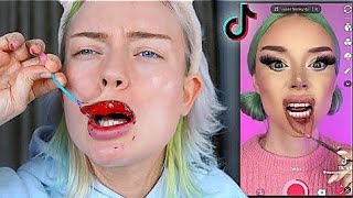 أغرب ترندات المكياج على التيك توك  2024 Tiktok makeup trends