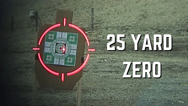 How To Zero A Red Dot Sight On AR15 [25 yards]