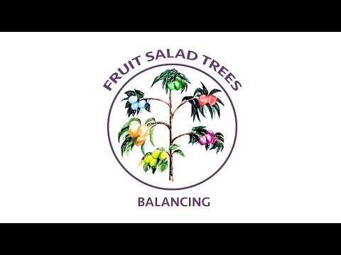 וִידֵאוֹ: Balancing Fruit Salad Tree Fruit – How To Thill Fruit On A Fruit Salad Tree