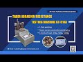 1 Test position Taber Abrasion Tester GT-C14A