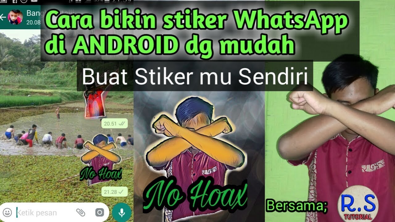 Cara Bikin Stiker Whatsapp Dengan Foto Kita Sendirimudah Sekali