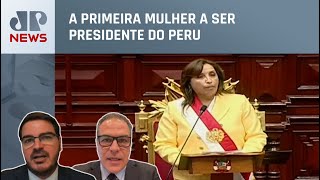 Dina Boluarte é empossada como presidente do Peru; Constantino e Scaff analisam