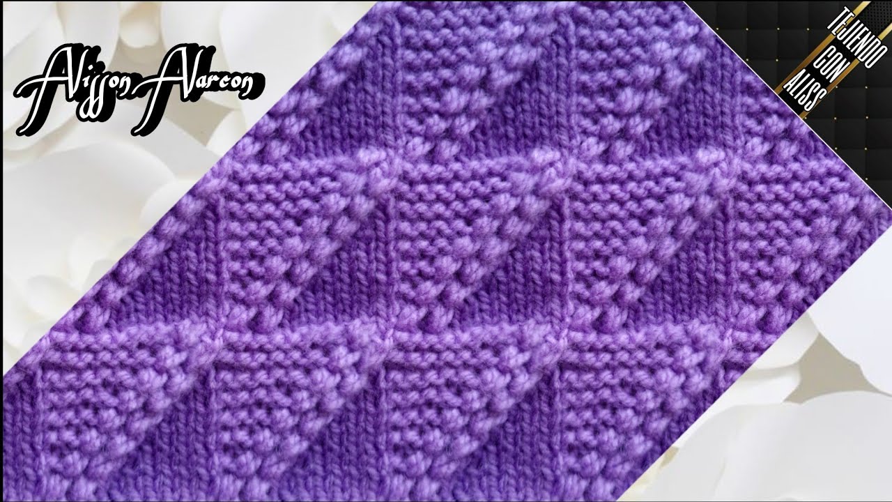 #622 - TEJIDO A DOS AGUJAS / knitting patterns / Alisson . A