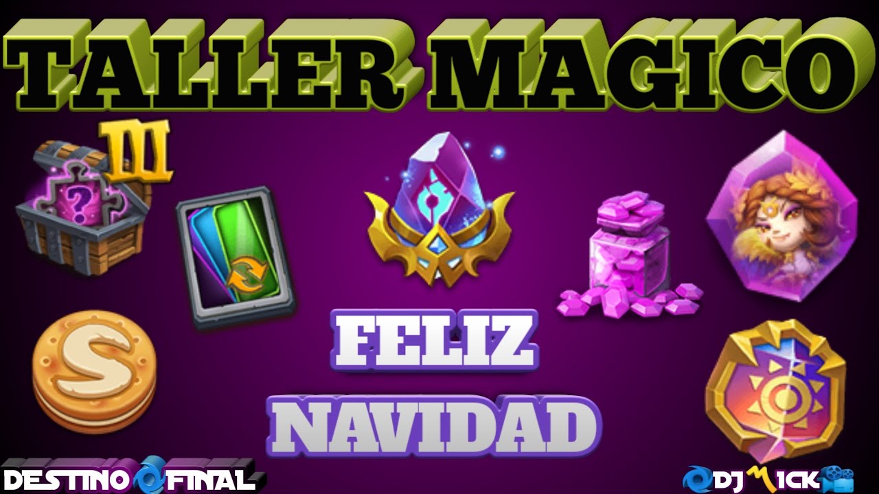 TALLER MAGICO CÓDIGOS CASTLE CLASH EDICIÓN NAVIDAD - YouTube