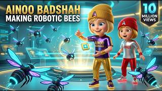 Ainoo Badshah | Solar Bee | The Robot Pollinators of Tomorrow 🐝 | Urban Garden Tech | ROBOTIC BEES