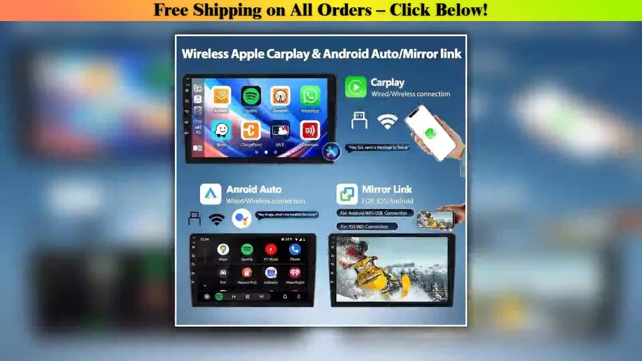 Android 15 Auto Carplay For Ford Kuga Escape 2013 2014 2015 2016 Car Radio Multimedia Video Player
