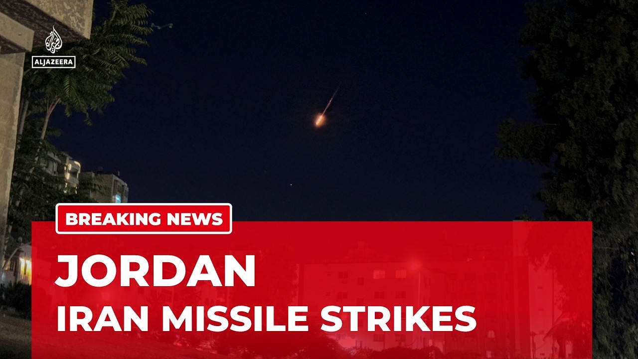 Missiles Launched Towards Jordan: Iranian State Media Reports Explosions in the Sky
