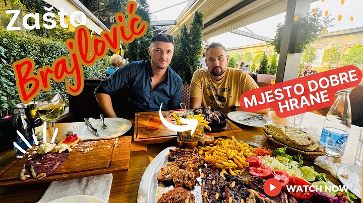BRAJLOVIĆ...Koliko nas je kostao rucak za 4 osobe ?