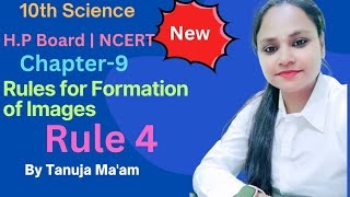 10th Science| Ch-9| Rule 4 for Formation of Images by spherical mirror | H.P Board | NCERT