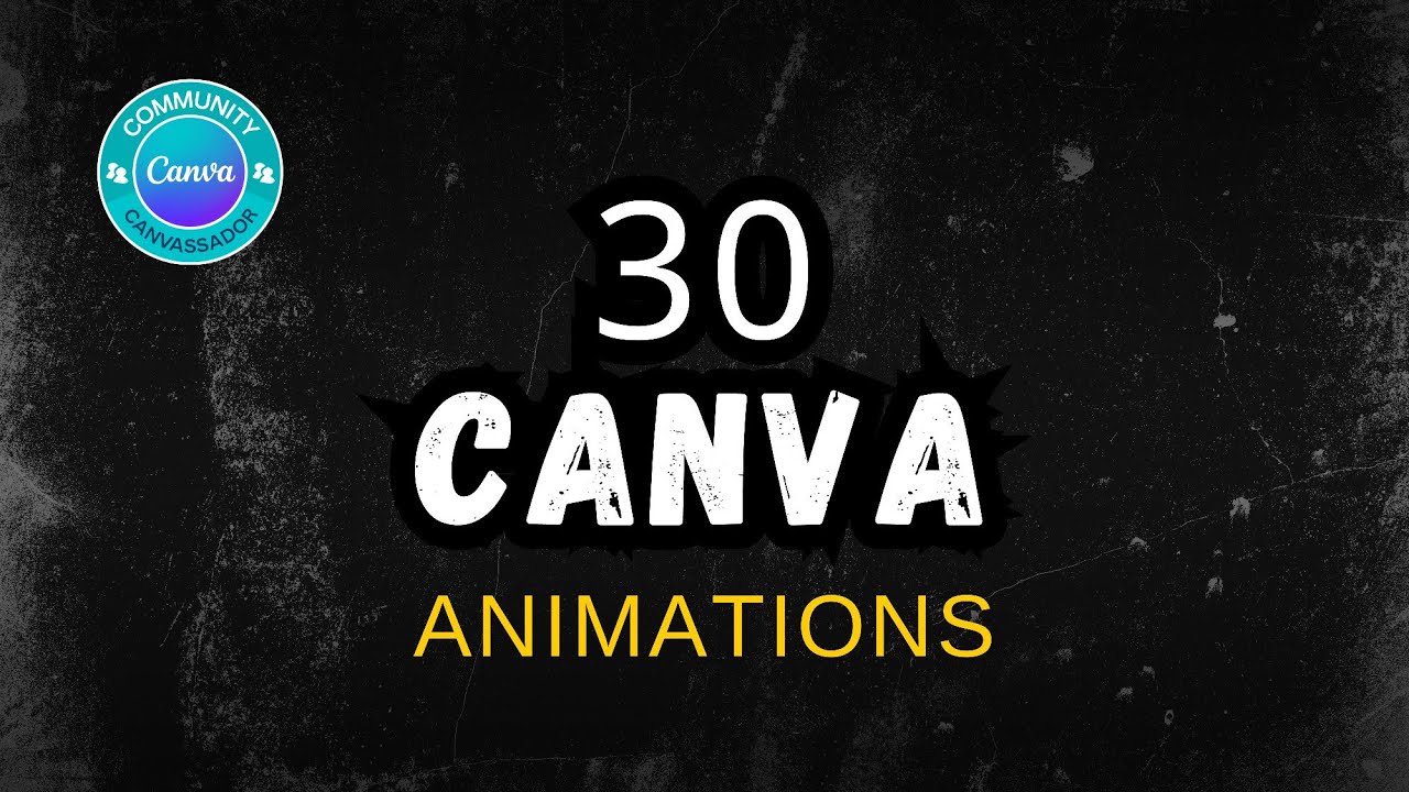 30 Animations Made With Canva - YouTube