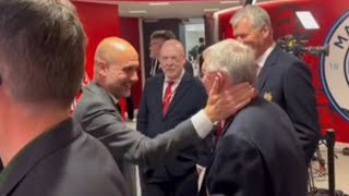 Pep Guardiola and Sir Alex Ferguson spotted together after FA Cup final 😍🥺
