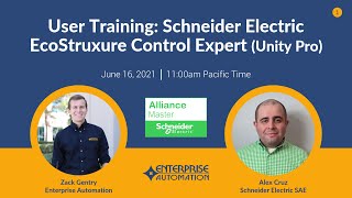 User Training: Schneider Electric EcoStruxure Control Expert (Unity Pro)