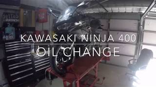 2018 Ninja 400 Oil Change | DIY