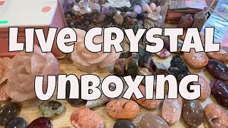 Livestreaming Crystal Unboxing!