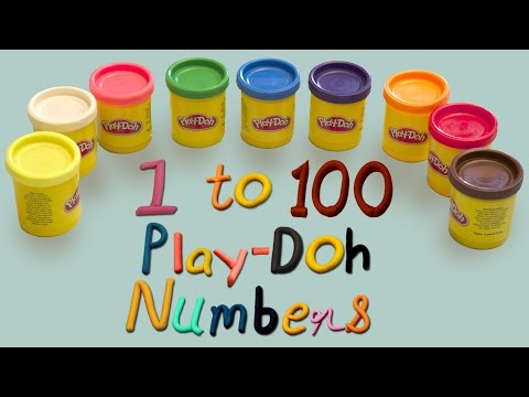 Numbers Song | Learn Numbers 1 to 100 | Play Doh Numbers