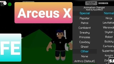 Arcues X 😈animation gui *FE* 🧡 r15 games only! ❤