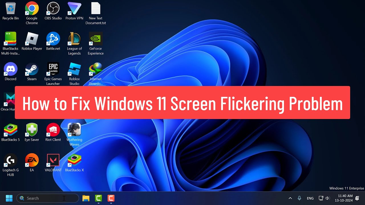 How to Fix Windows 11 Screen Flickering Problem - YouTube