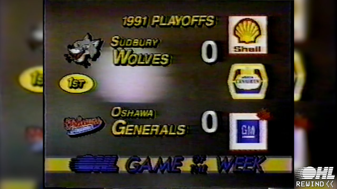 OHL Rewind - Wayback Wednesday: Sudbury Wolves @ Oshawa Generals - March 22nd 1991