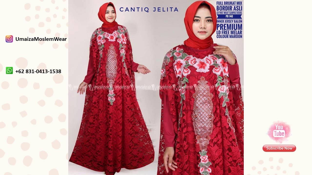 Menerima Seragam Gamis Brokat Jaman Now Wa 62 831 0413 1538 Gamis Brokat Syari
