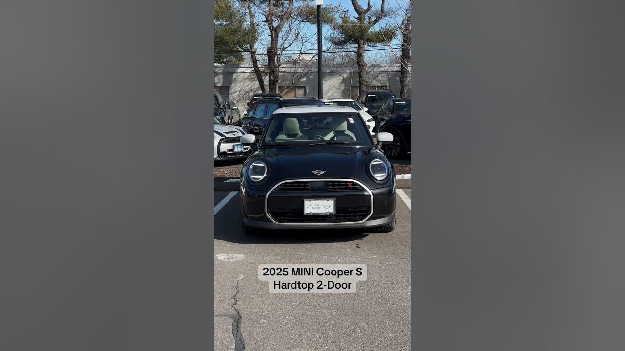 Experience this Midnight Black Metallic 2025 MINI Cooper S Hardtop 2-Door #mini #minicooper #cars