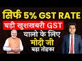 GST Update 2025 | अब सभी Products पर लगेगा सिर्फ 5% टैक्स | Startroot Fintech