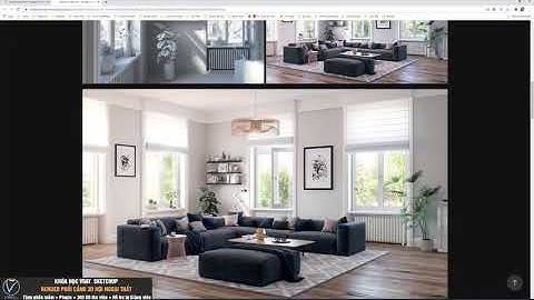 Bài 7_Phần 2_Chiếu sáng nội thất với Vray Sun và Sky