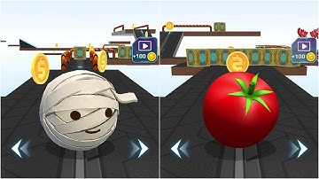 Sky Rolling Ball 3D - Speedrun Gameplay Level 236 to 237