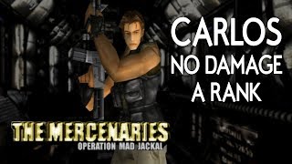 Resident Evil 3 - The Mercenaries Carlos No Damage Rank A Walkthrough Gameplay No Commentary