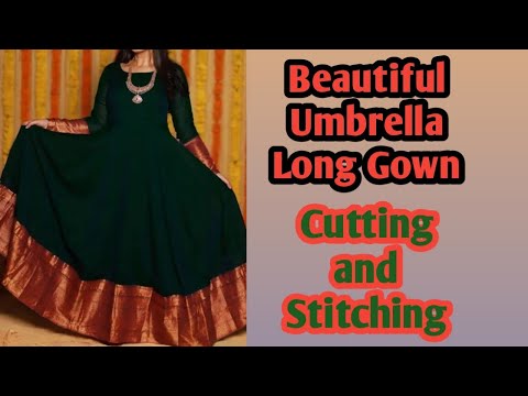 Full ghar long gown cutting and stitching..👌👌👍👍 - YouTube