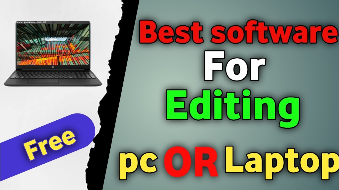 Editting Computer Simple Best software for editing in pc Or laptop || Best And easy editer for ...