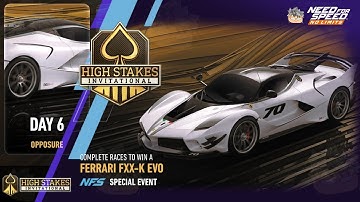 High Stakes Invitational Day 6 OPPOSURE | 2014 Ferrari FXX-K Evo | NFS No Limits
