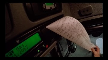 How to read tachograph printouts (Truck #19)