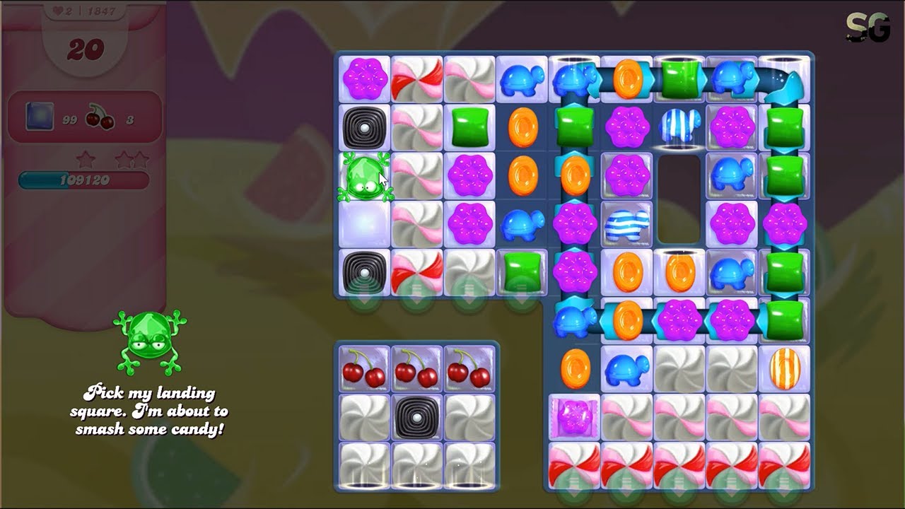 Candy Crush Saga Level 1847 (2021 Version)