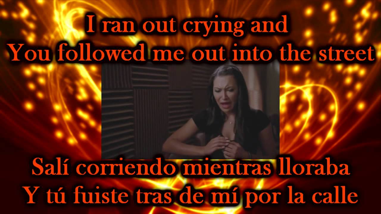 Glee - Mine / Sub spanish with lyrics