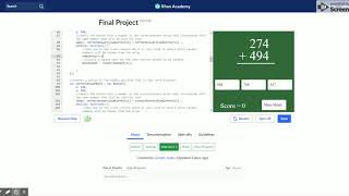 48 Final Project Computer programming Khan Academy 1