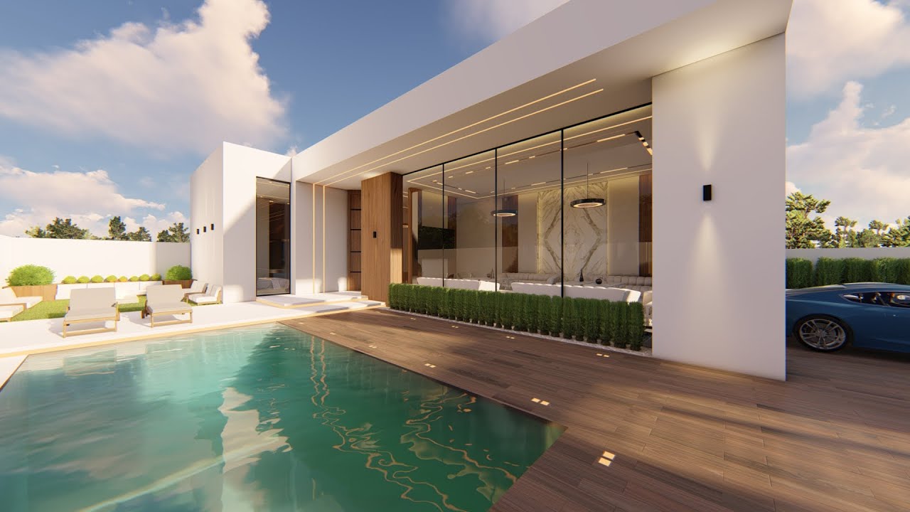 تصميم شاليه -تصميم عصري يتميزبالفخامه, الجمال ,البساطه والرقي للمالك سلطان الرشودي الموقع: السعوديه