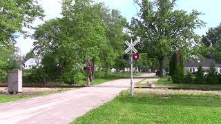 Oak Street Railroad Crossing - KBS 706, KBS 705, KBS 702, KBS 701 in Oxford, Indiana