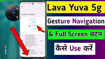 Lava yuva 5g me full display button kaise lagaye // how to gesture navigation baar in lava yuva 5g