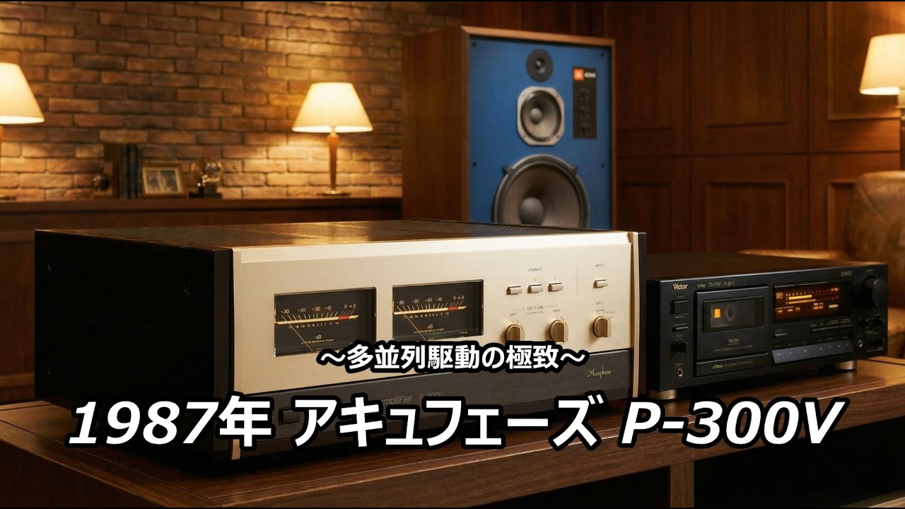 1987 Accuphase P-300V - YouTube