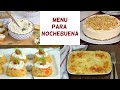 MENÚ para NOCHEBUENA. RECETAS FÁCILES para NAVIDAD